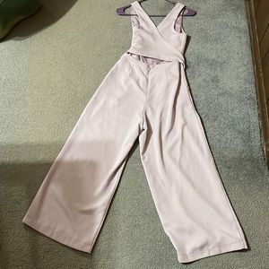 Lavender jump suit play suit